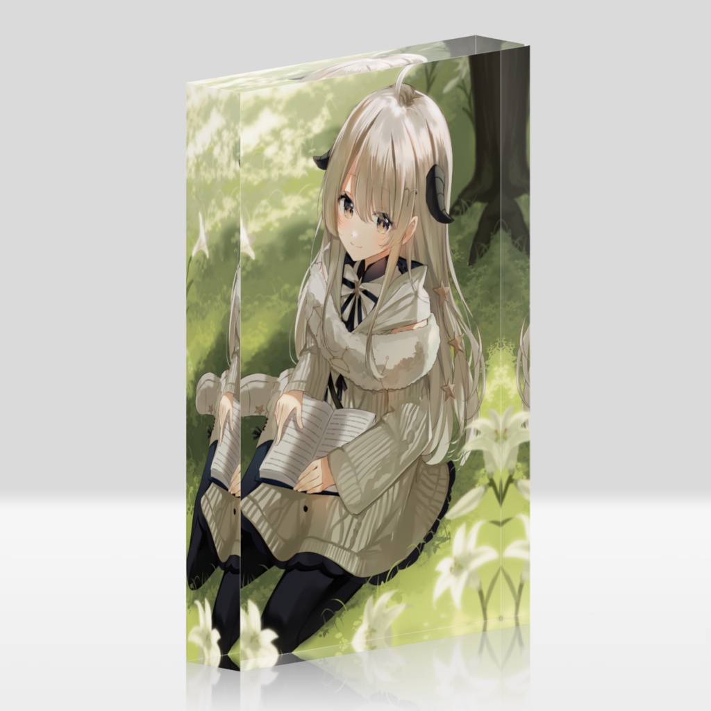 Vtuber 綿空める 陽だまりの安らぎ アクリルブロック