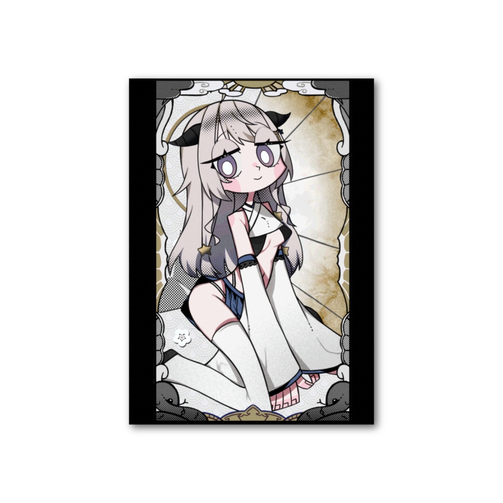 蛇巫女めるのお守りカード