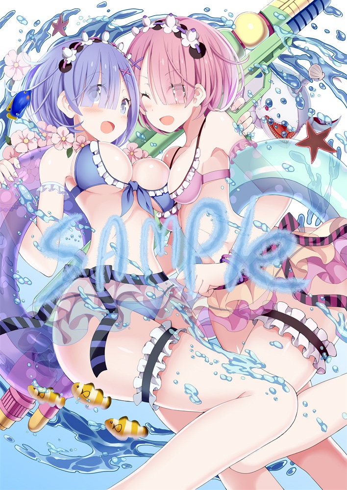 B2水着レムラムタペストリー
