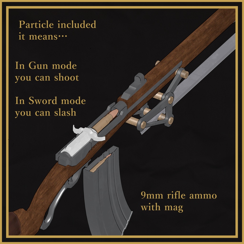 Prottype Gun sword「Stribog」