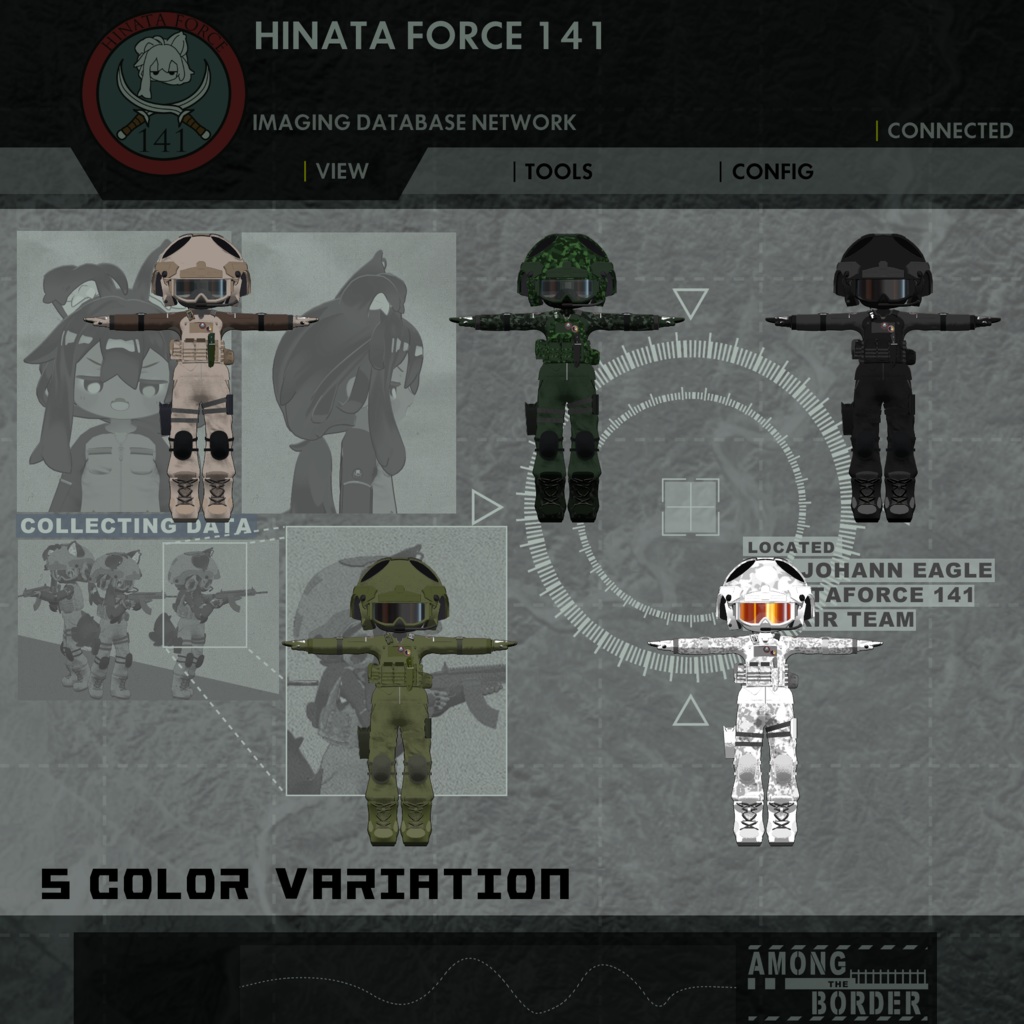 [まめひなた対応]「HF141 Fenrir Team」(まめひなた向けコンバットシャツ)　[MA対応済] 缩略图 7