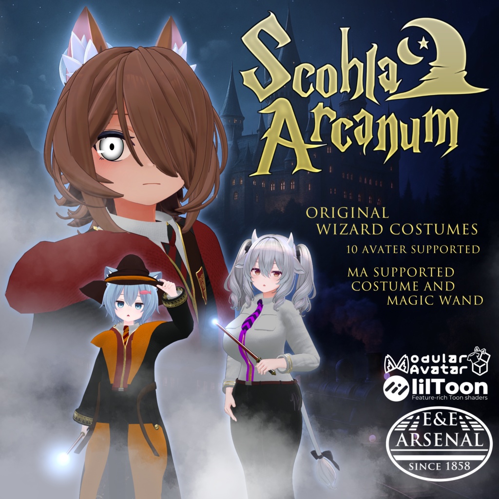～Scohla Arcanum～　The magic academy uniform　[10アバター対応]