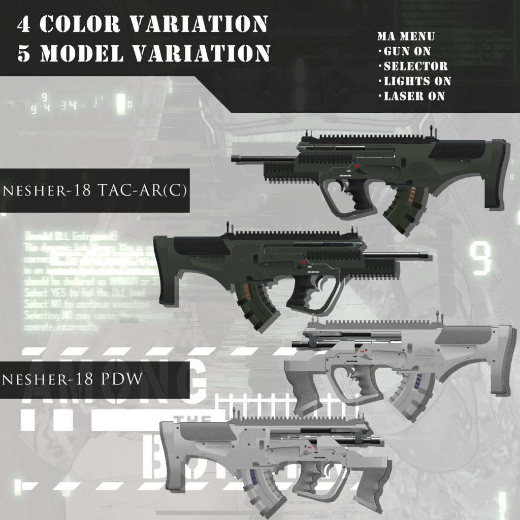 [MA対応] EEA NAF-18 AR (Nesher-AR) [ギミック搭載] 缩略图 3