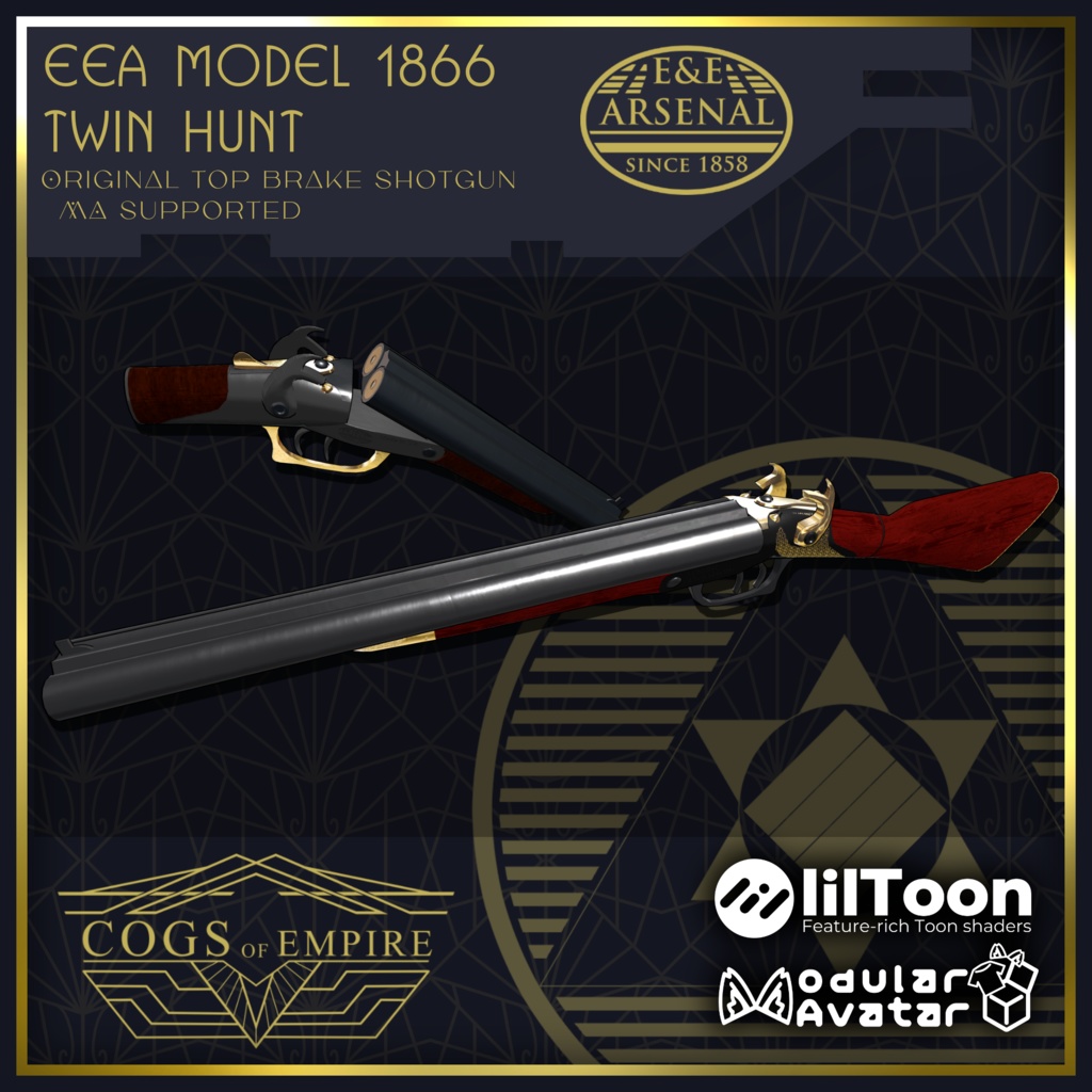 [MA対応]EEA model 1866 Twin Hunt[ギミック搭載]