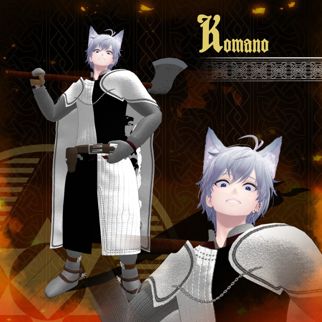 ～The Chosen Warriors～　12th Knight Armor and Weaponry SET [男性アバター+　6アバター対応] 缩略图 10
