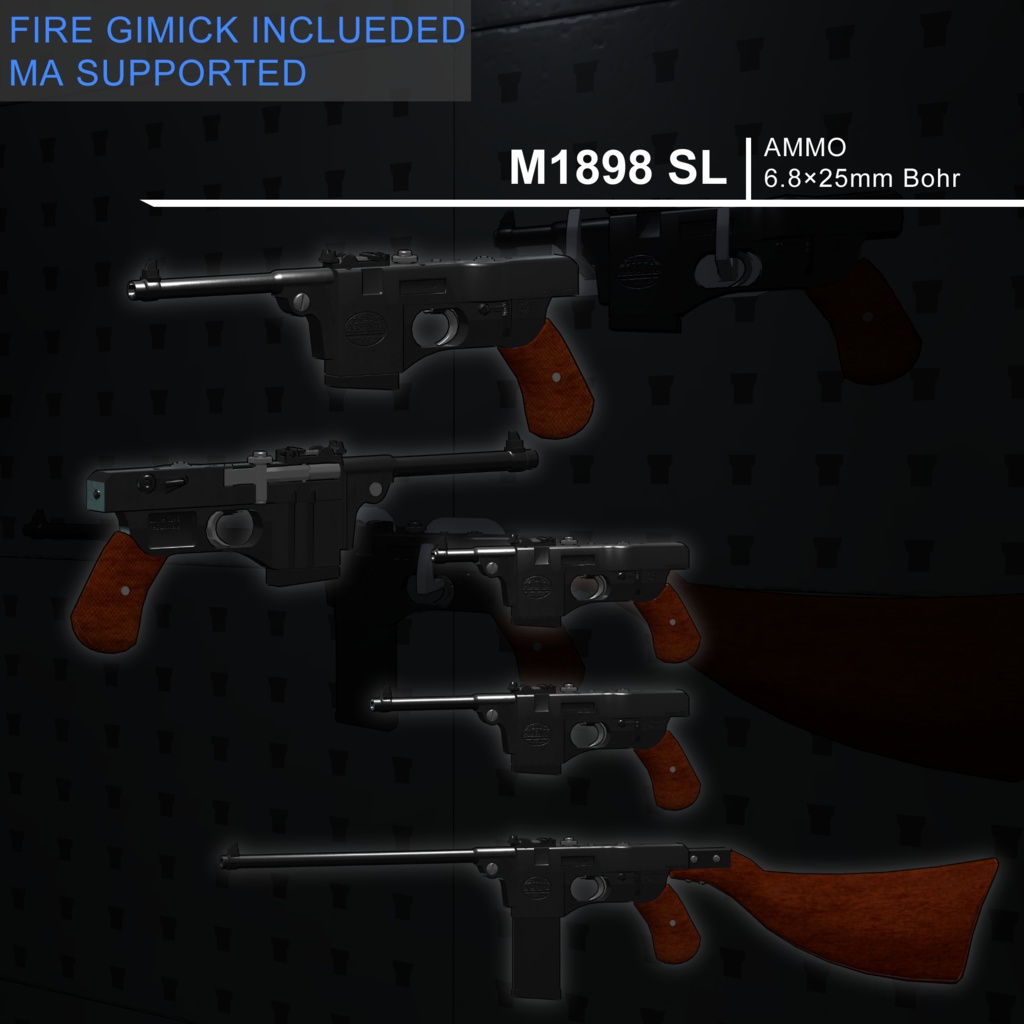 [MA対応]EEA Model 1898 Self Loading [ギミック搭載] 缩略图 2