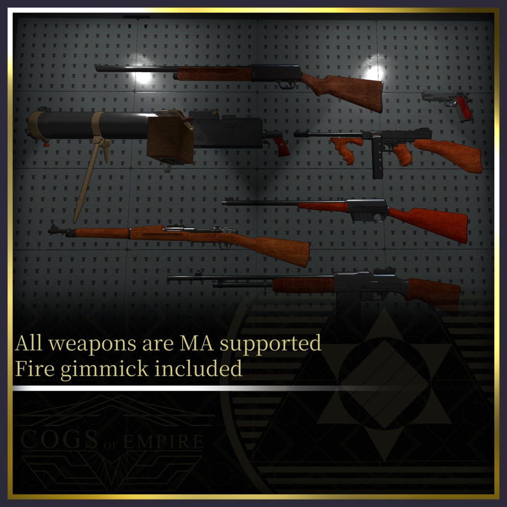 [MA対応] 「All American All the Way」 United States ww1 weapon set [ギミック搭載] 缩略图 2