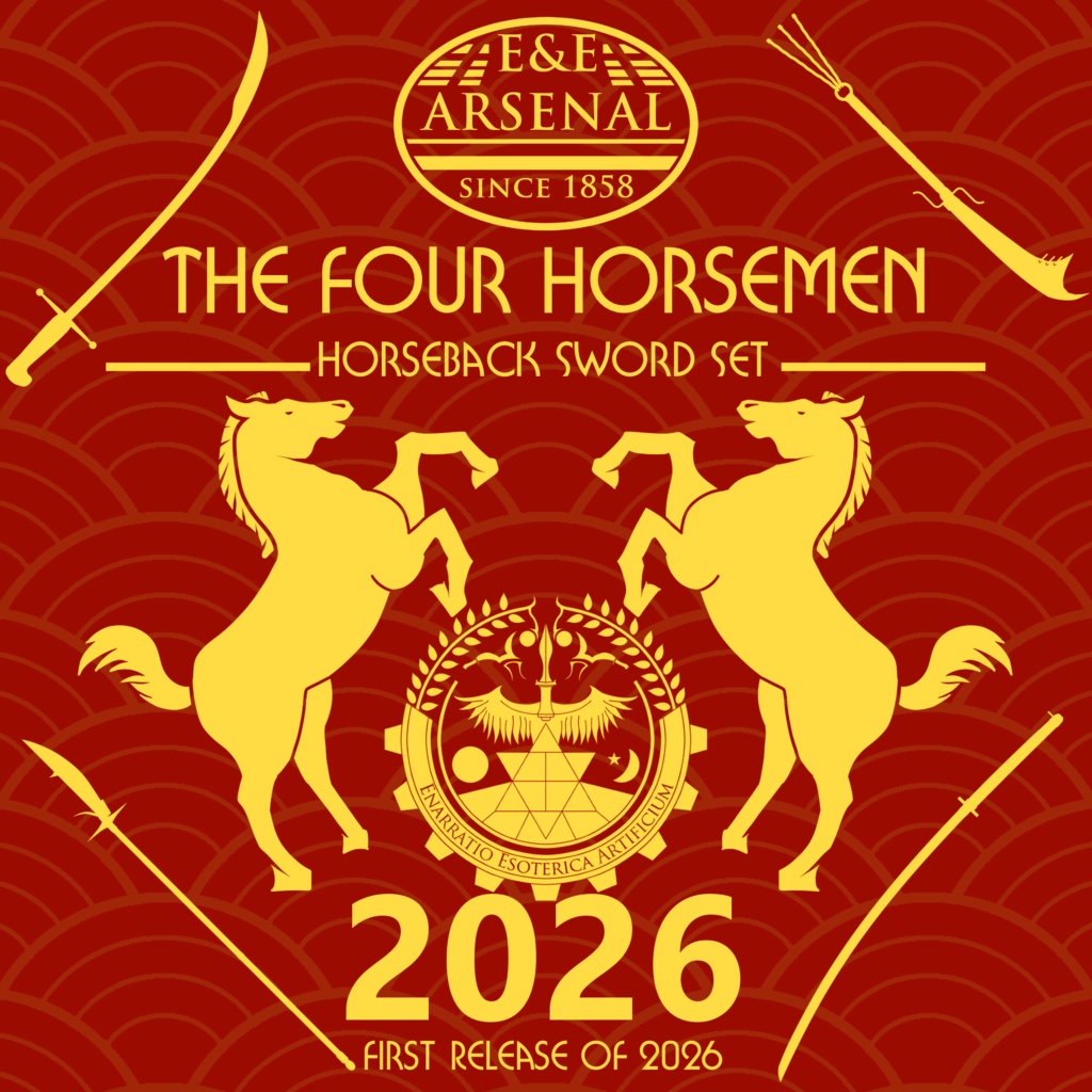 [MA対応]馬上刀剣セット「The Four Horsemen　～四征之騎～」[ギミック搭載]　2026年記念製品