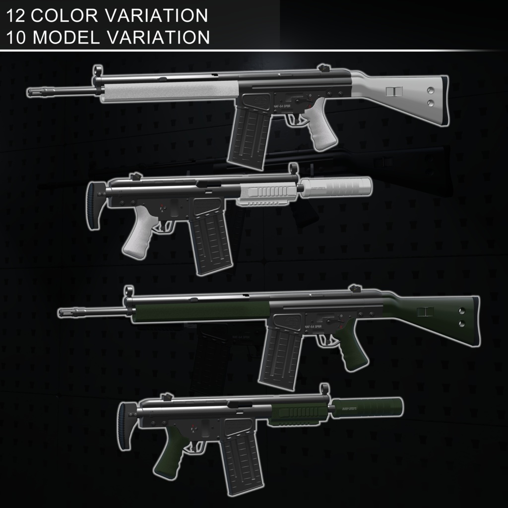 [MA / Gimmick Included] EEA NAF-64 GPBR ｛Automatgevær 4｝ 缩略图 5