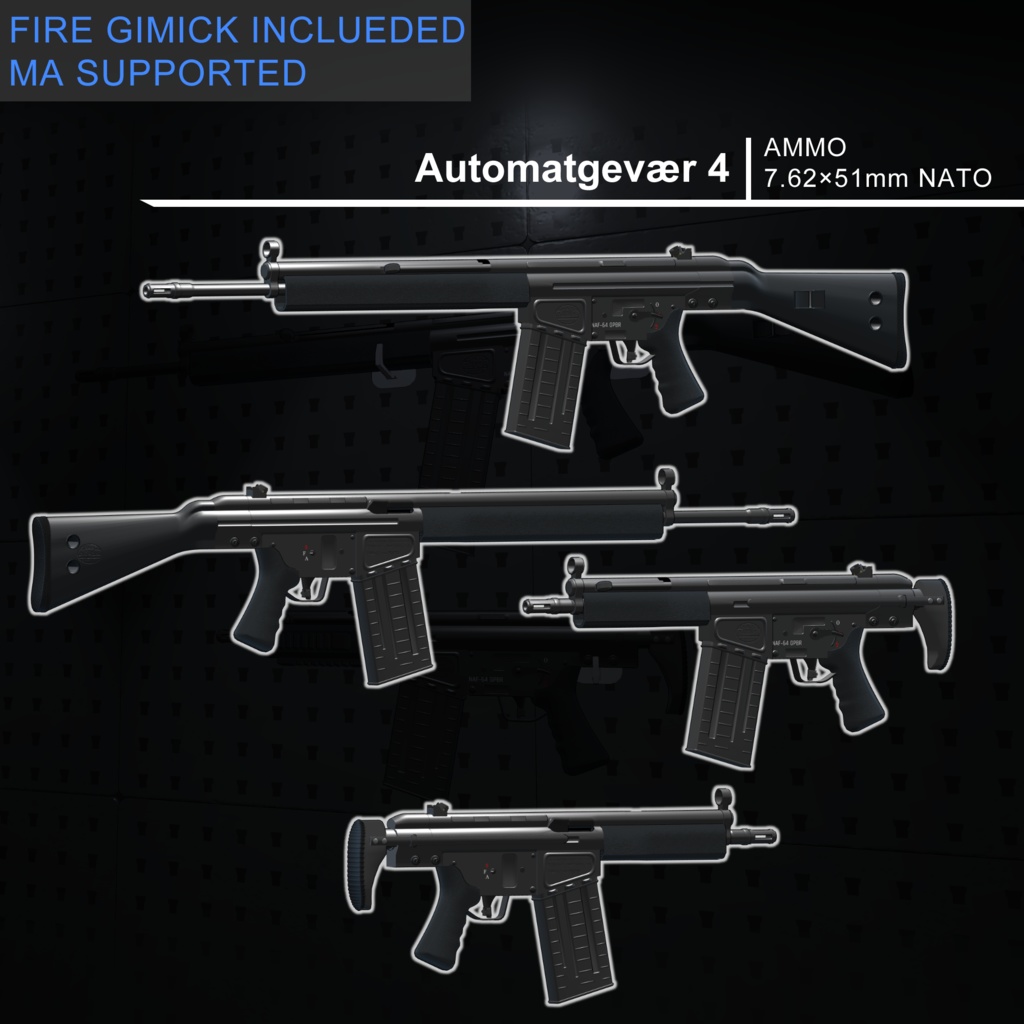[MA / Gimmick Included] EEA NAF-64 GPBR ｛Automatgevær 4｝ 缩略图 2