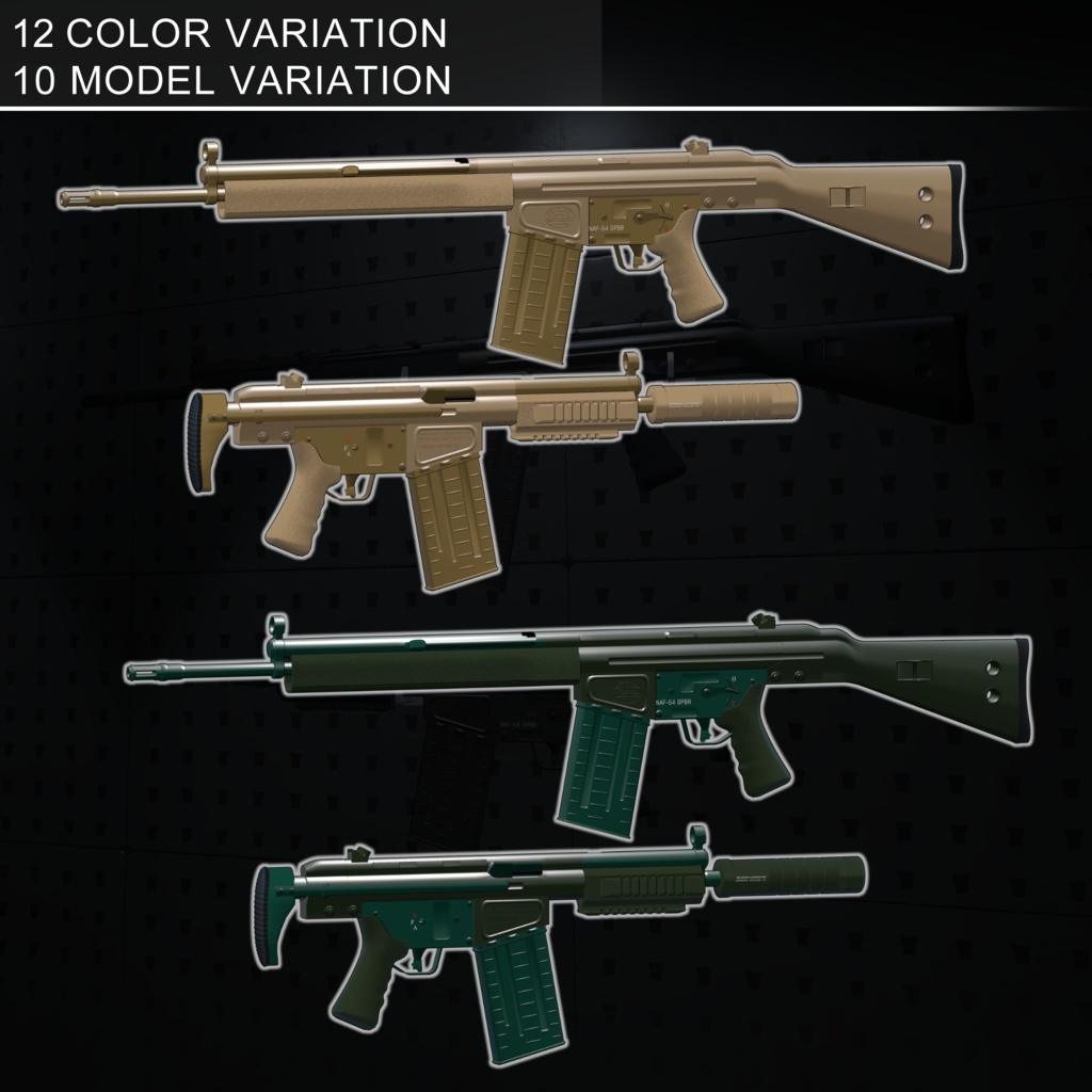[MA / Gimmick Included] EEA NAF-64 GPBR ｛Automatgevær 4｝ 缩略图 8