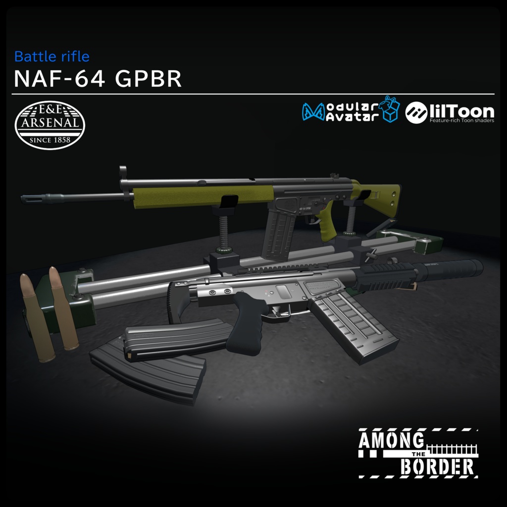 [MA / Gimmick Included] EEA NAF-64 GPBR ｛Automatgevær 4｝