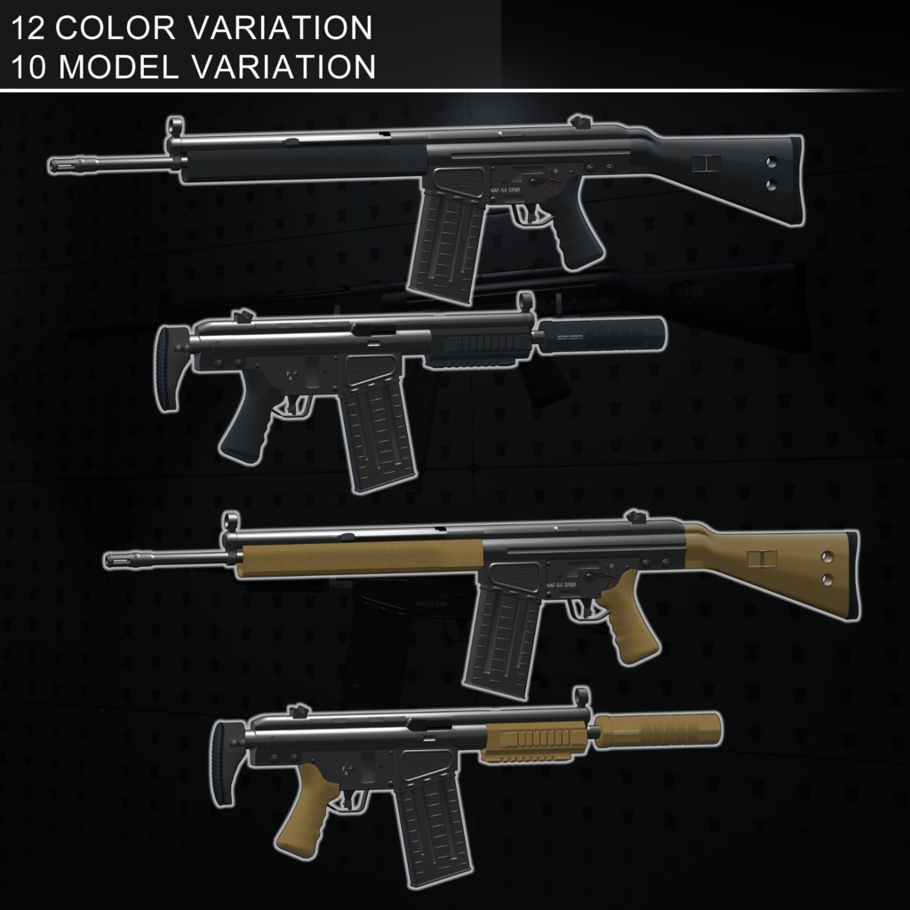 [MA / Gimmick Included] EEA NAF-64 GPBR ｛Automatgevær 4｝ 缩略图 4