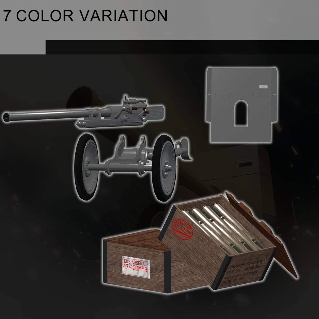 [MA / Gimmick Included] EEA Model 1934 QF 3pounder AT gun｛M1934 QF 3lb AT｝ 缩略图 7