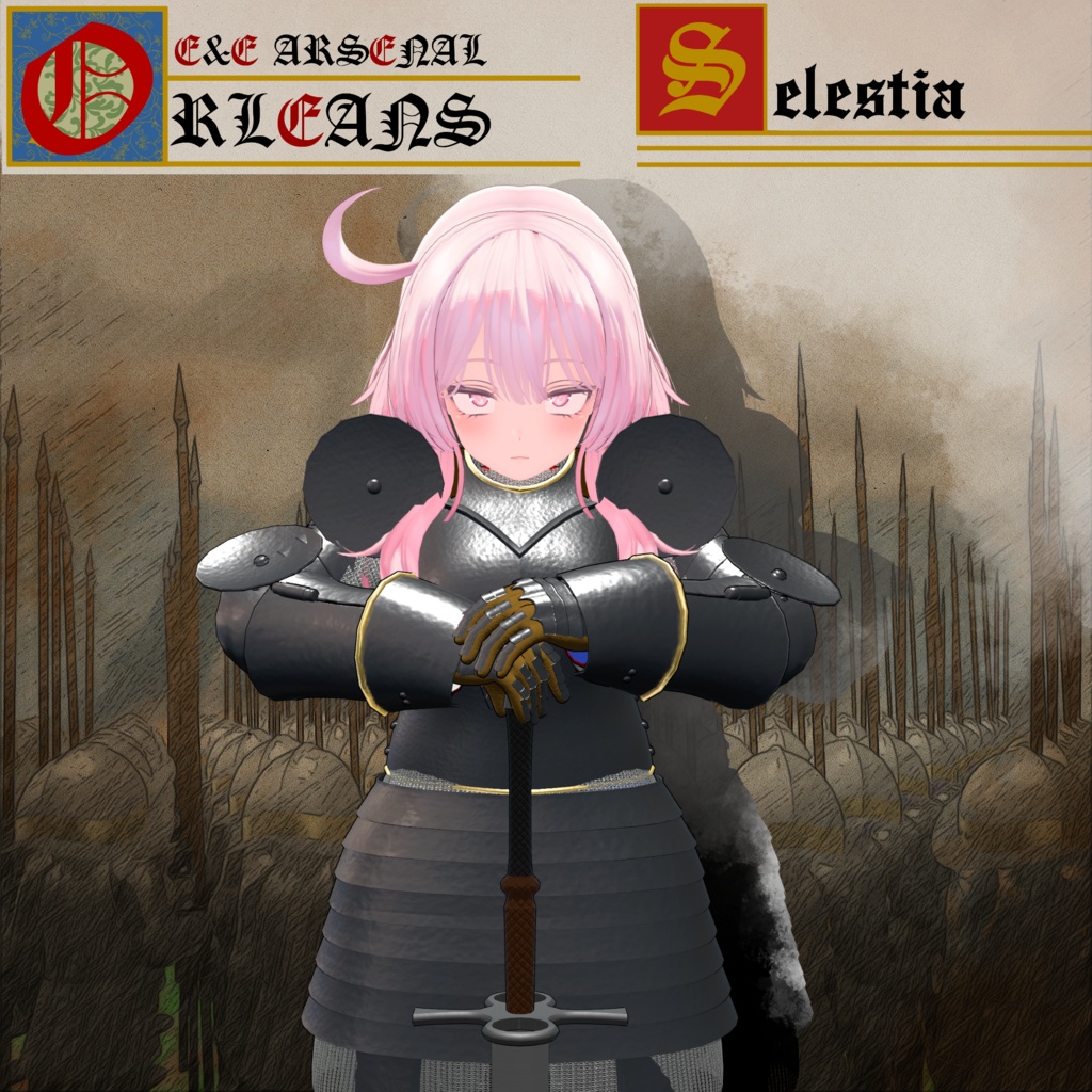 ～ORLEANS～　Medieval knight Costume&Weapons set [18 avater supported] 缩略图 20