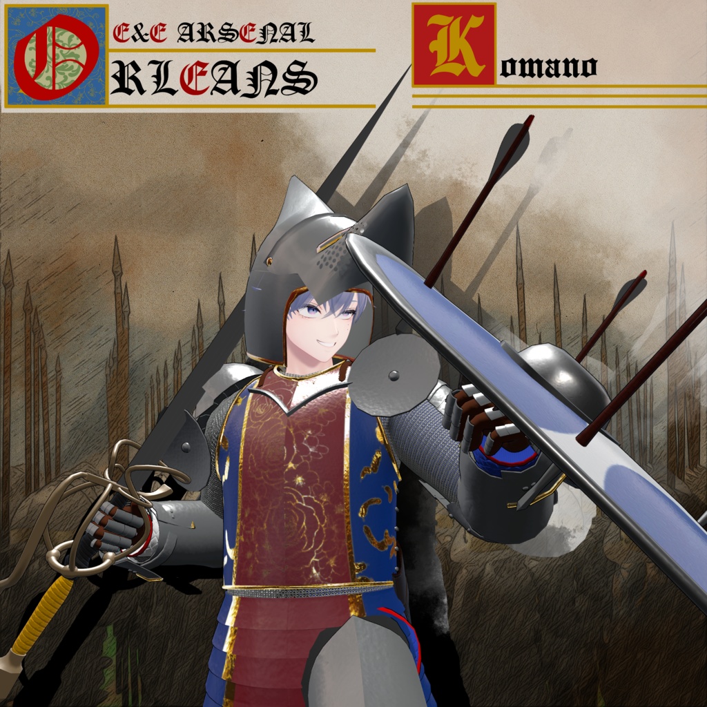 ～ORLEANS～　Medieval knight Costume&Weapons set [18 avater supported] 缩略图 30