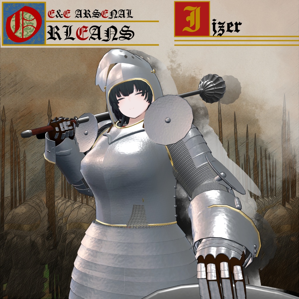 ～ORLEANS～　Medieval knight Costume&Weapons set [18 avater supported] 缩略图 26