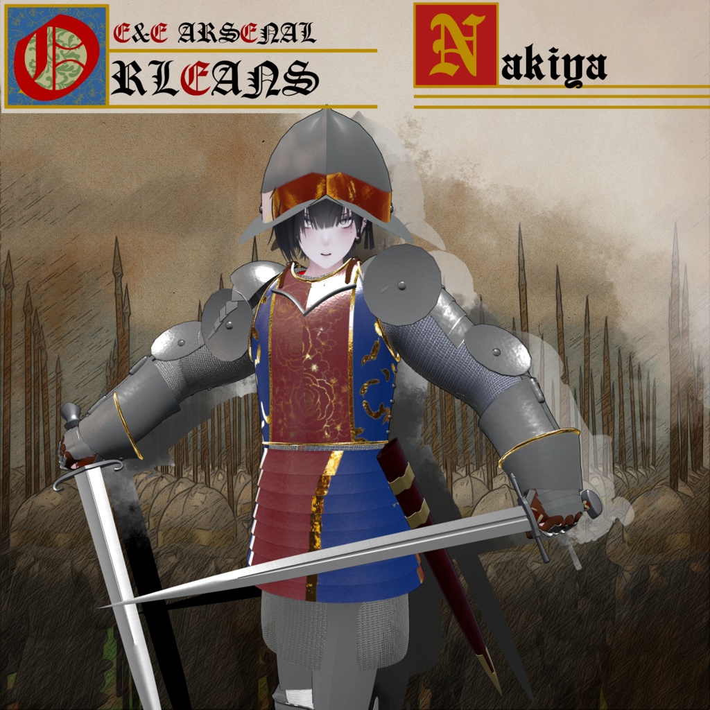 ～ORLEANS～　Medieval knight Costume&Weapons set [18 avater supported] 缩略图 34