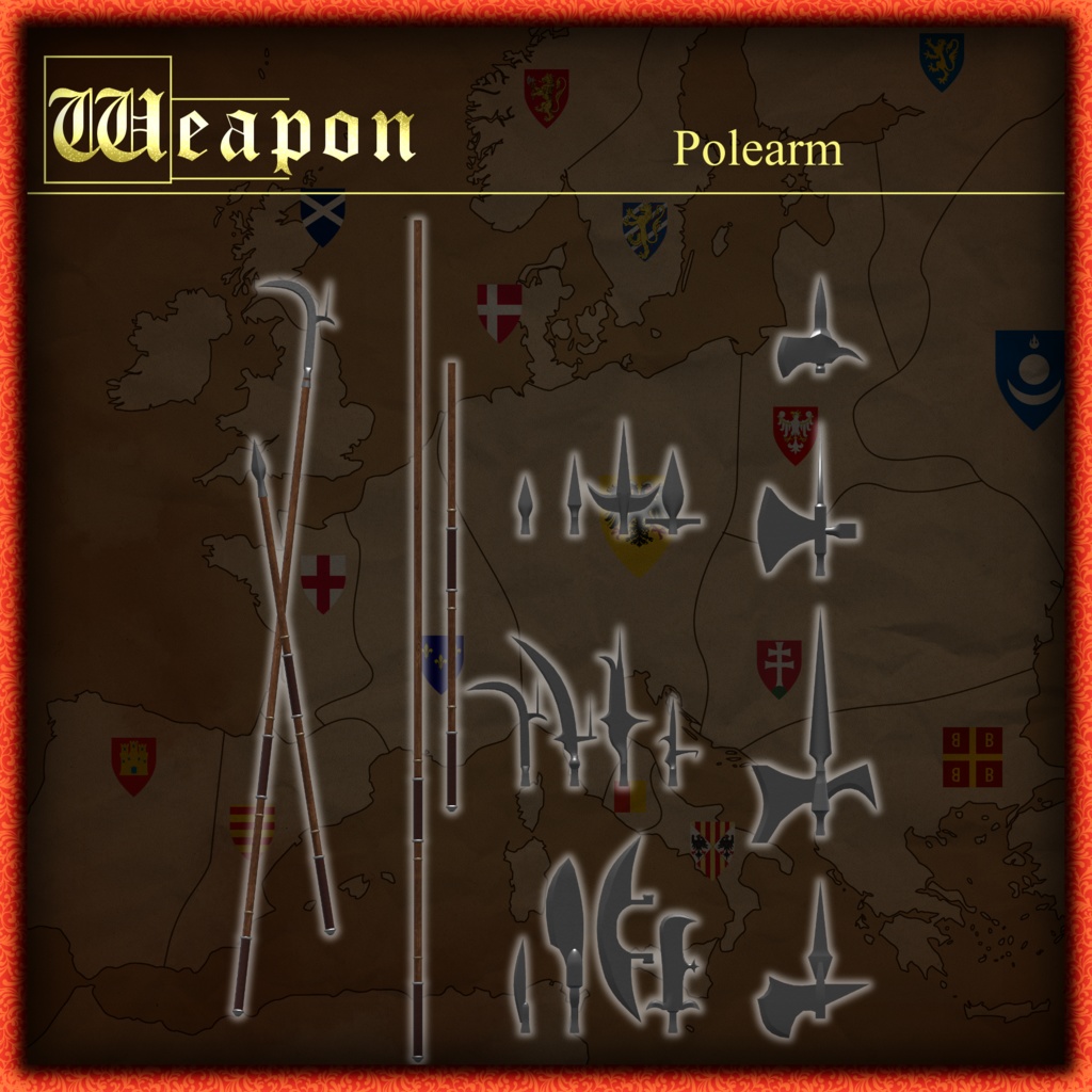 ～ORLEANS～　Medieval knight Costume&Weapons set [18 avater supported] 缩略图 12