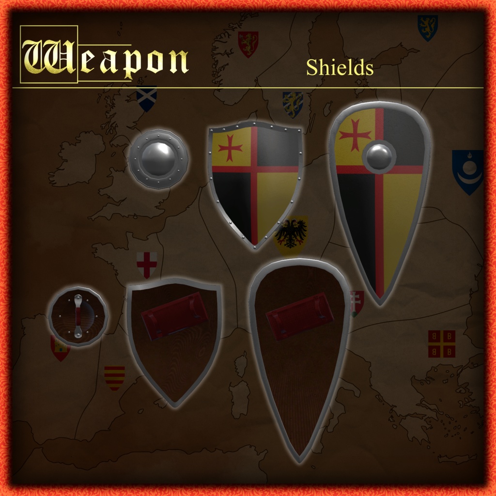 ～ORLEANS～　Medieval knight Costume&Weapons set [18 avater supported] 缩略图 13