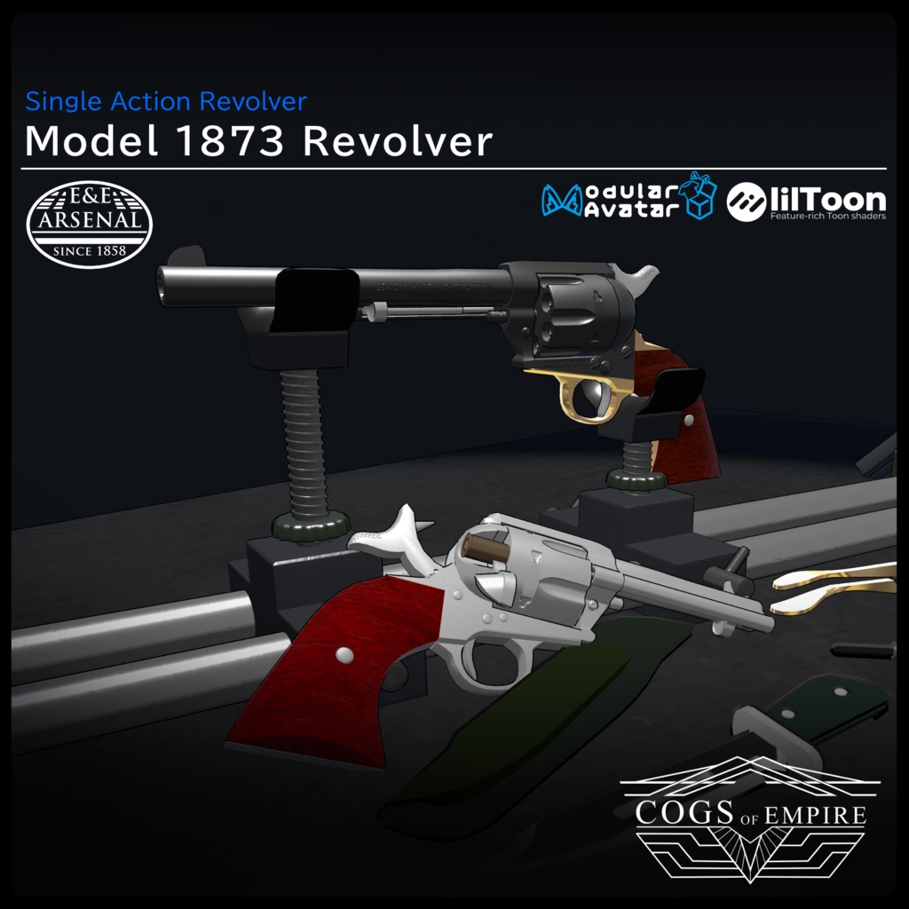 ｛Celebrate Sale !｝[MA / Gimmick Included] EEA Model 1873 Revolver｛Edinburgh Adler Action｝