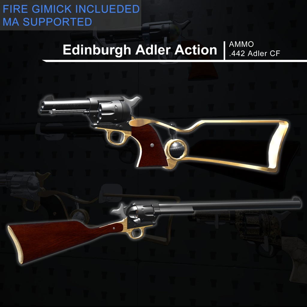 [MA / Gimmick Included] EEA Model 1873 Revolver｛Edinburgh Adler Action｝ 缩略图 3
