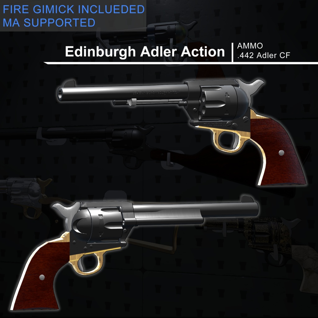 [MA / Gimmick Included] EEA Model 1873 Revolver｛Edinburgh Adler Action｝ 缩略图 2