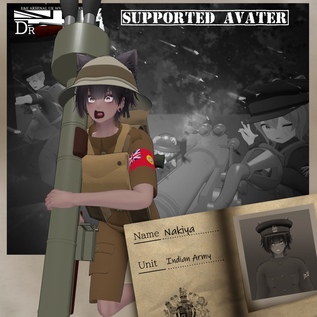 ～Dreadnought～　WW2 UK Army Costume set [19アバター対応] 缩略图 31