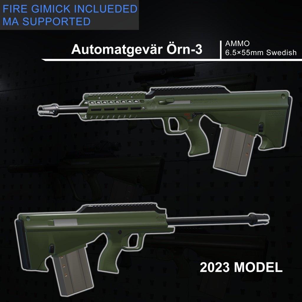 [MA / Gimmick Included] EEA AAF-79 AR｛Automatgevär Örn-3｝(Collaboration with “Roman IN ACTION”) 缩略图 3