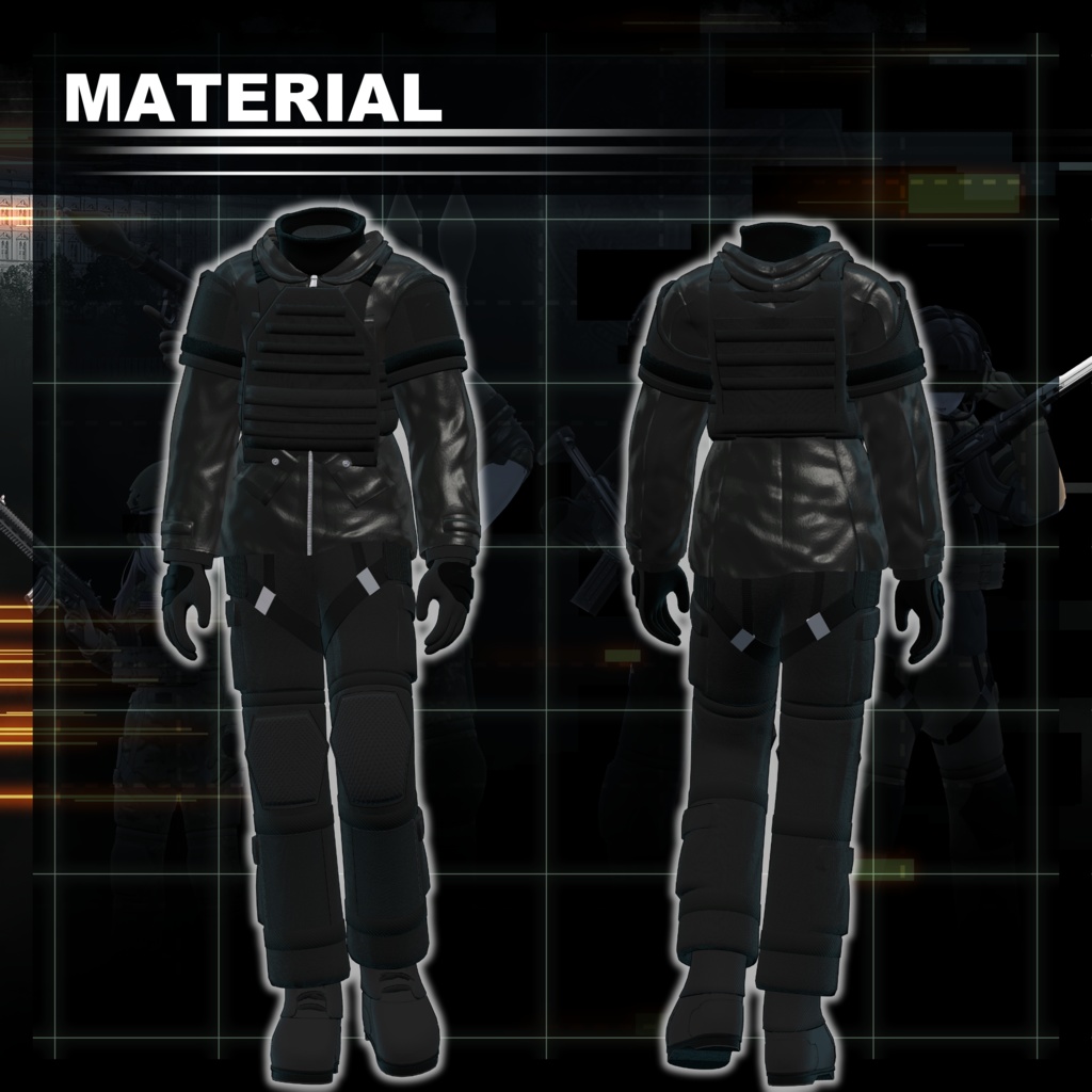 ～EEA Moduler Warrior～ Modern tactical costume set [19アバター対応] 缩略图 8