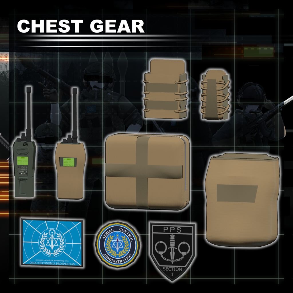 ～EEA Moduler Warrior～ Modern tactical costume set [19アバター対応] 缩略图 11