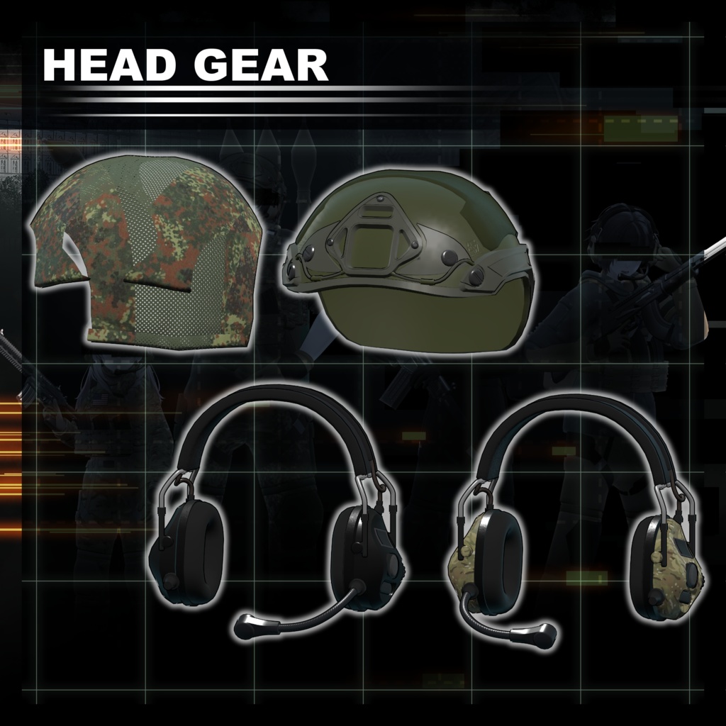 ～EEA Moduler Warrior～ Modern tactical costume set [19アバター対応] 缩略图 10