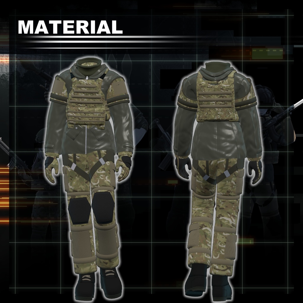 ～EEA Moduler Warrior～ Modern tactical costume set [19アバター対応] 缩略图 7