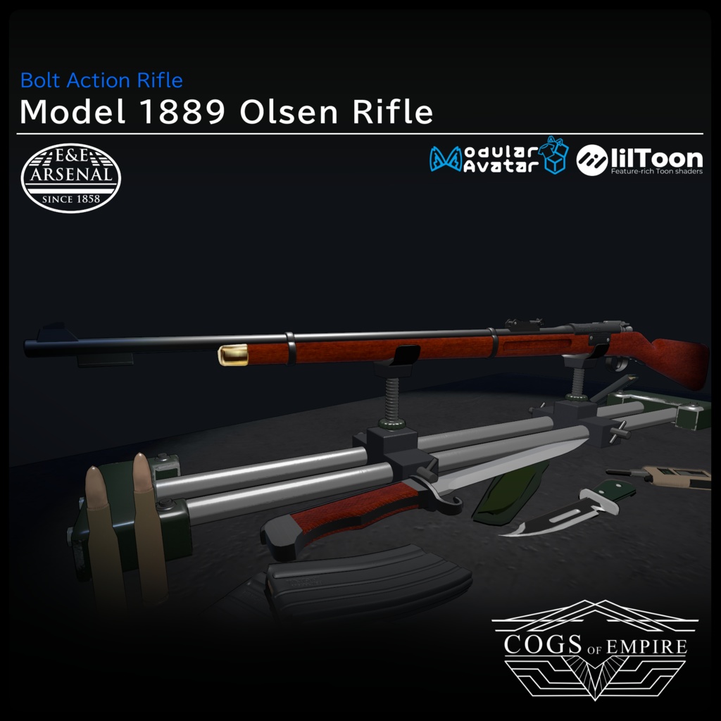 [MA / Gimmick Included]EEA Model 1889 Olsen Rifle｛Edgar-Olsen Rifle｝
