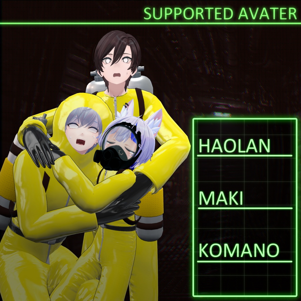 ～Legal and Leathel～ HAZMAT suit costume set [19 avater supported] 缩略图 14