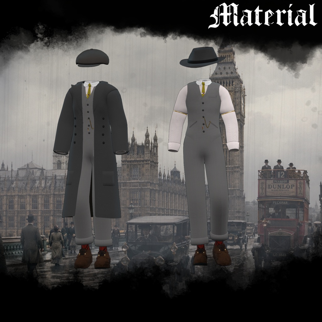 ～The Ashen Razors 1910～ 20th worker suit set [19 avater supported] 缩略图 8