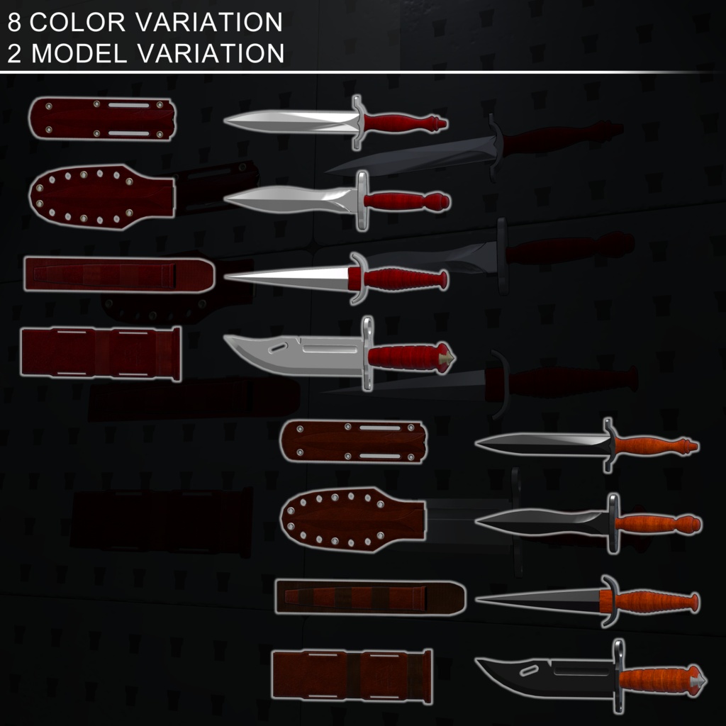 [MA / Gimmick Included] EEA Tactical dagger set 缩略图 3
