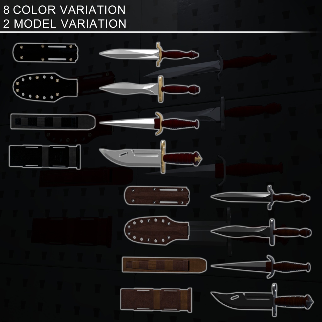 [MA / Gimmick Included] EEA Tactical dagger set 缩略图 4