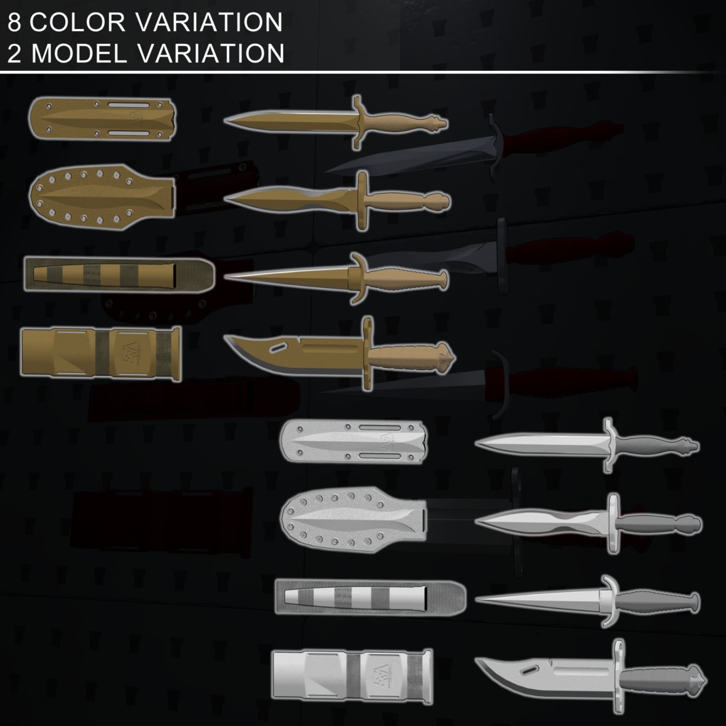 [MA / Gimmick Included] EEA Tactical dagger set 缩略图 6