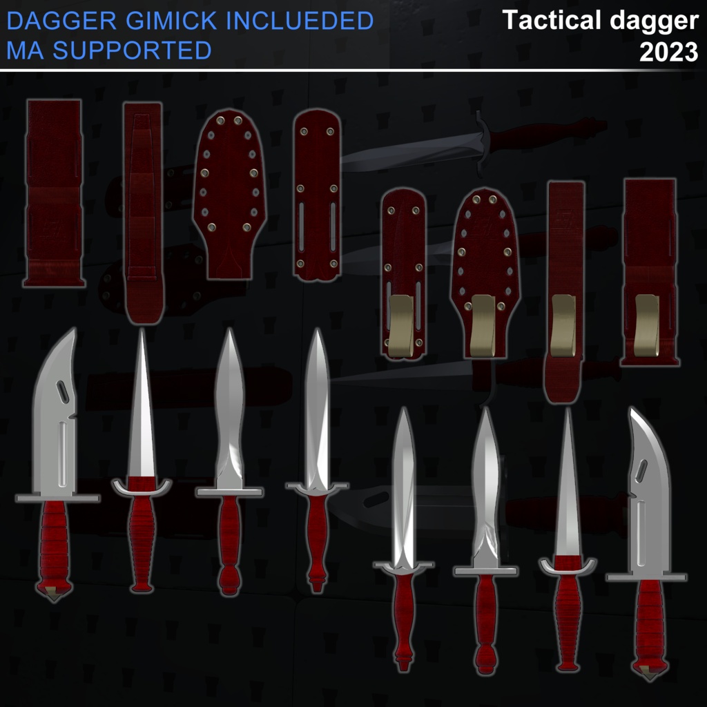 [MA / Gimmick Included] EEA Tactical dagger set 缩略图 2