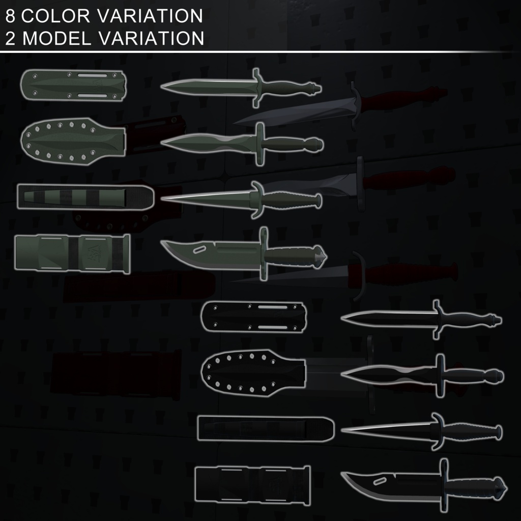 [MA / Gimmick Included] EEA Tactical dagger set 缩略图 5