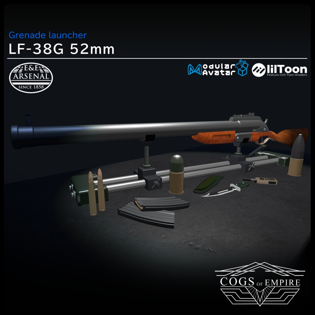 [MA / Gimmick Included] EEA LF-38G 52mm｛KPG-M38｝