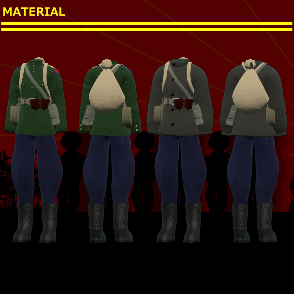～For the Motherland～　WW2 Soviet Army Costume set [19アバター対応] 缩略图 7