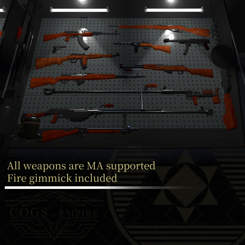 [MA / Gimmick Included] 「Not a step back」 Soviet Union ww2 weapon set 缩略图 2