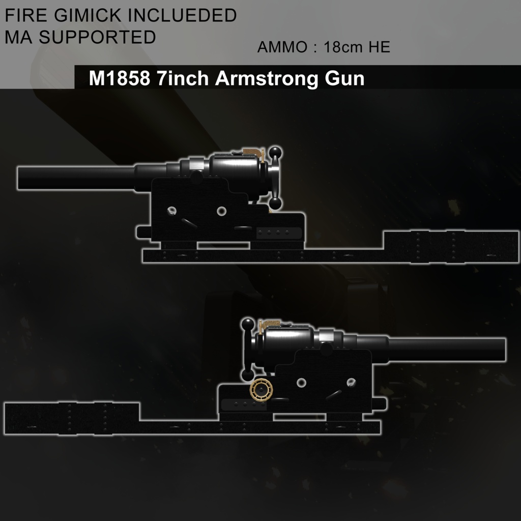 [MA / Gimmick Included] EEA Model 1858 7 inch Gun｛M1858 7inch Armstrong Gun｝ 缩略图 2