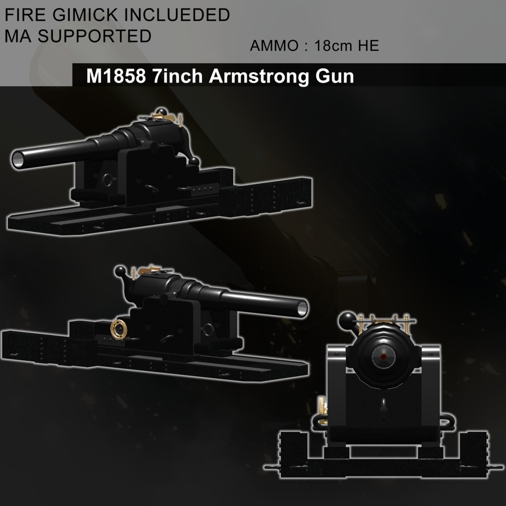 [MA / Gimmick Included] EEA Model 1858 7 inch Gun｛M1858 7inch Armstrong Gun｝ 缩略图 4
