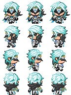 【原神】ドットーレ/博士 キャラクター歩行グラフィック