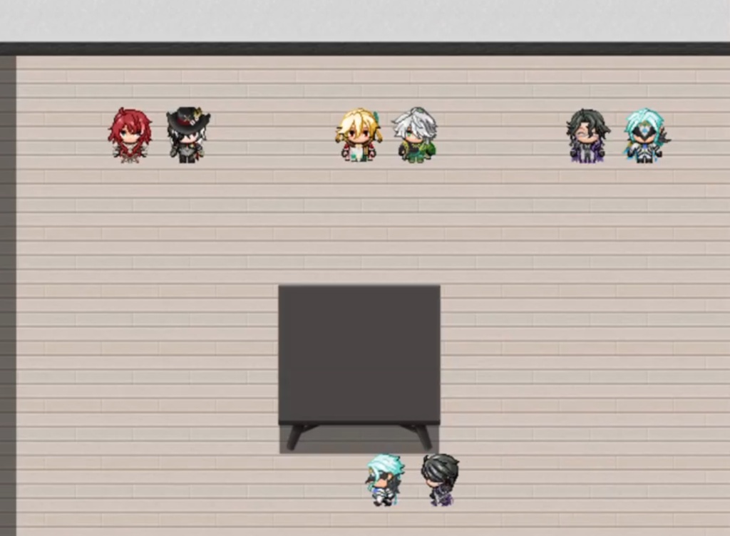【原神】パンタローネ/富者 キャラクター歩行グラフィック