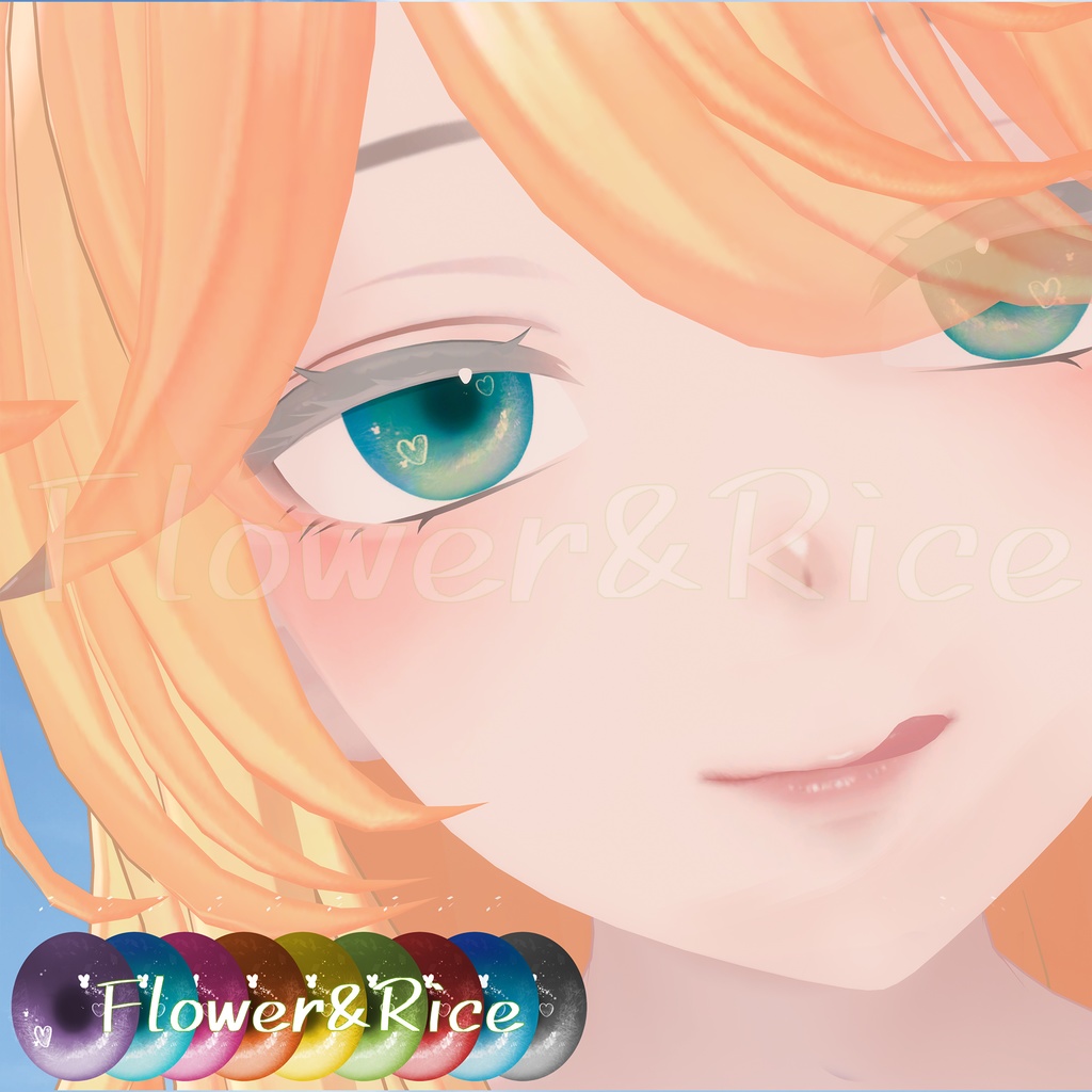 【森羅(Shinra)対応】eye texture for shinra,キラッキラウサギ目&kirakira rabbit eye