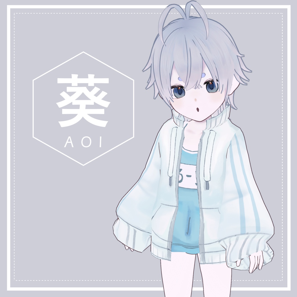AOI 【オリジナル3Dモデル】【vroid】